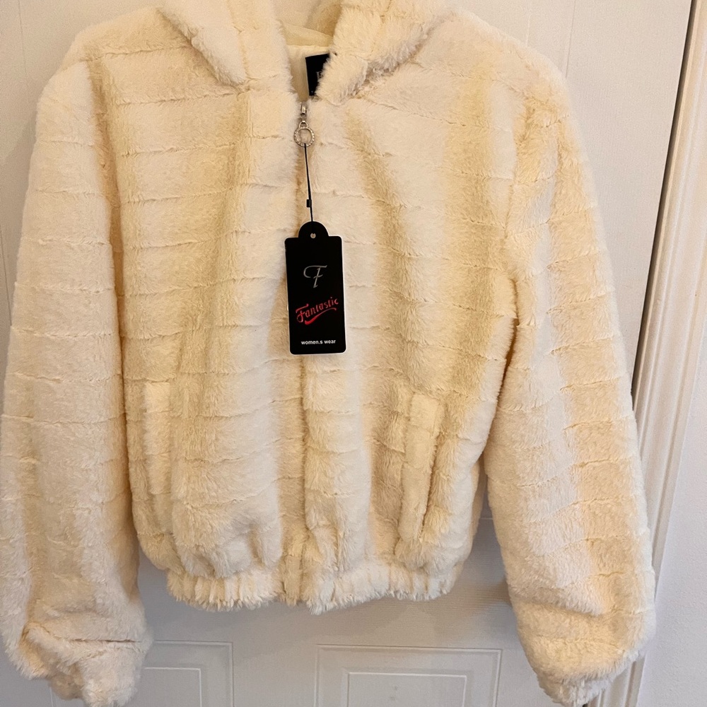 Faux fur jacket